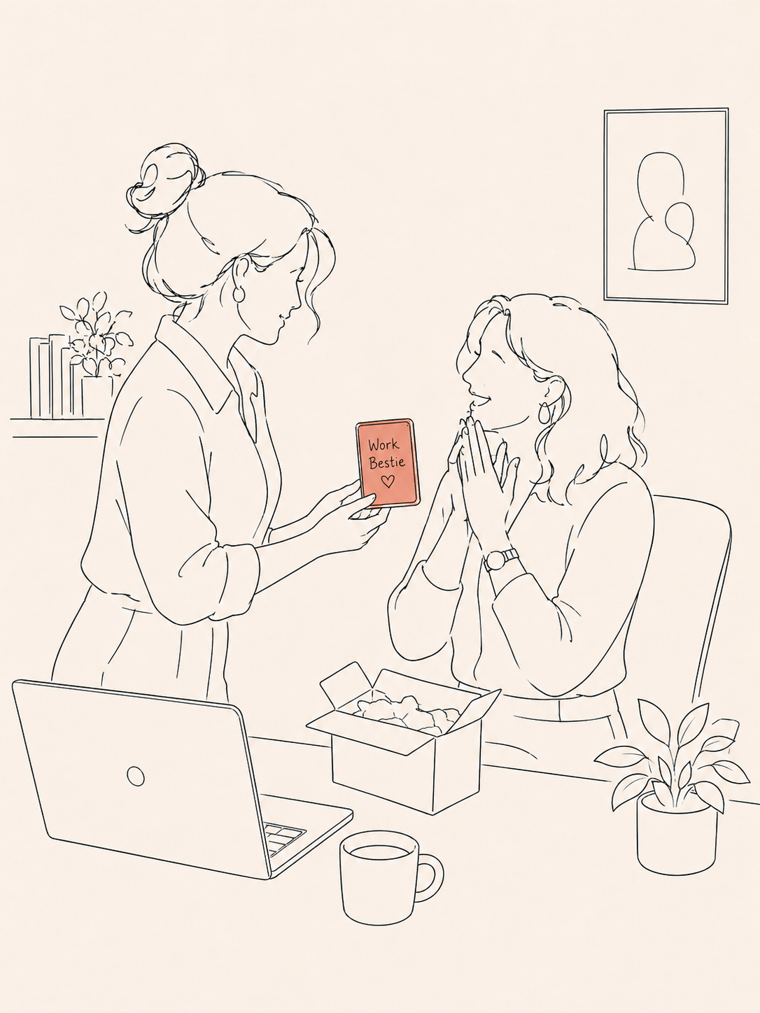 For a thank-you
